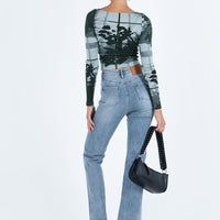 Keels Flare Denim Jeans