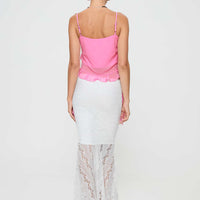 Date Night Maxi Skirt White