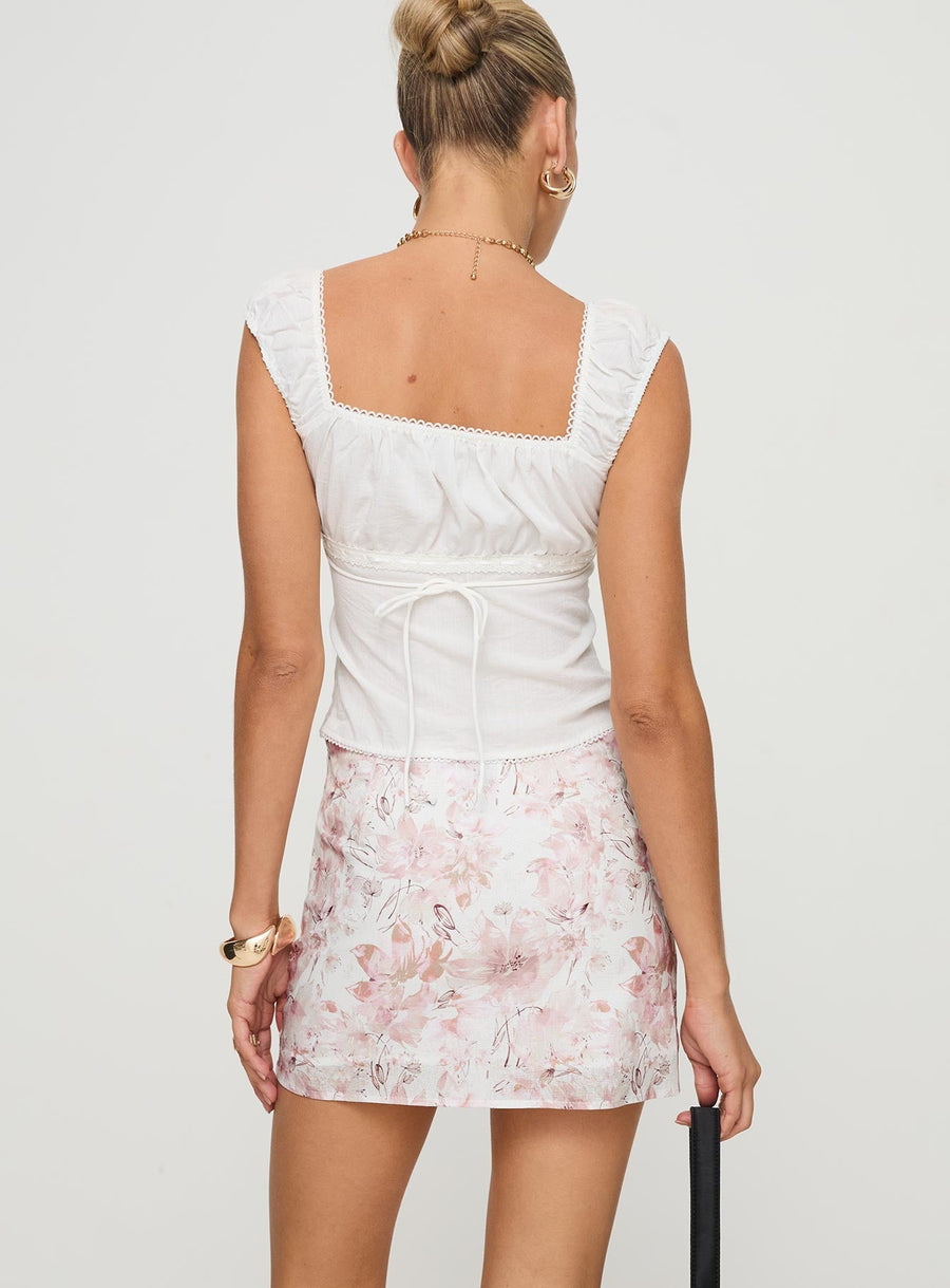 Gemelli Mini Skirt Floral