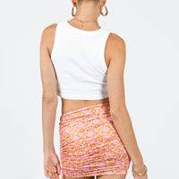 Ludo Mini Skirt Pink