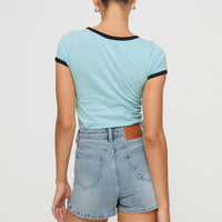 Richardsons Denim Shorts Light Blue Wash