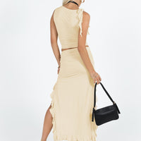 Rendezvous Maxi Skirt Canary