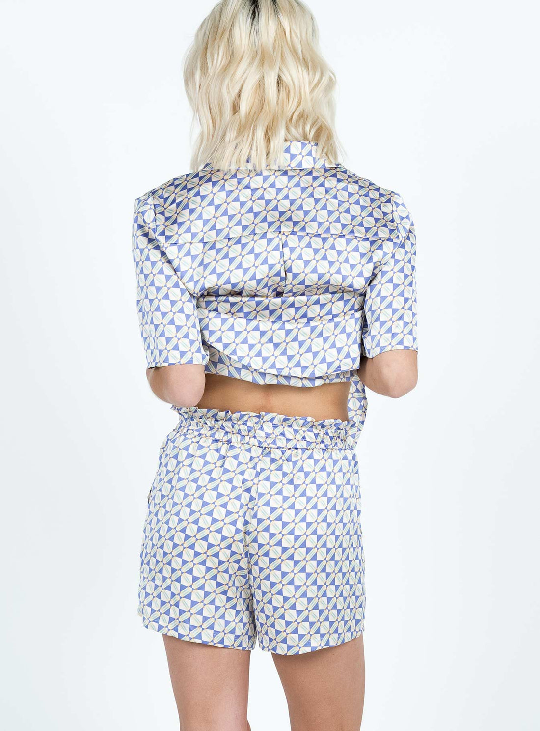 Gilda Shorts Blues Geo