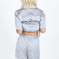 Gilda Shorts Blues Geo