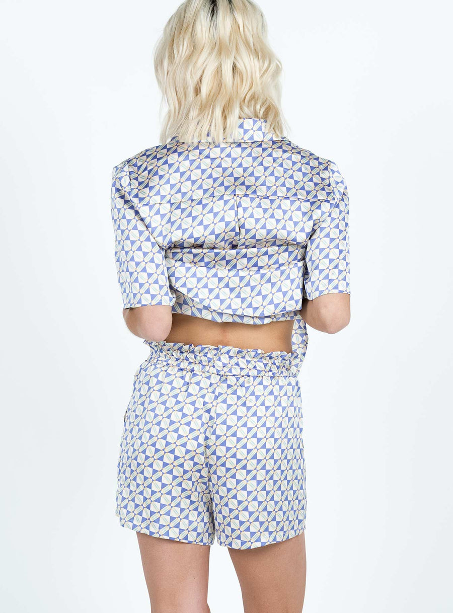 Gilda Shorts Blues Geo