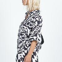 Merve Checkerboard Set Black / White