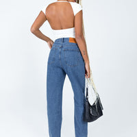 Palais Mom Jeans Mid Wash Denim