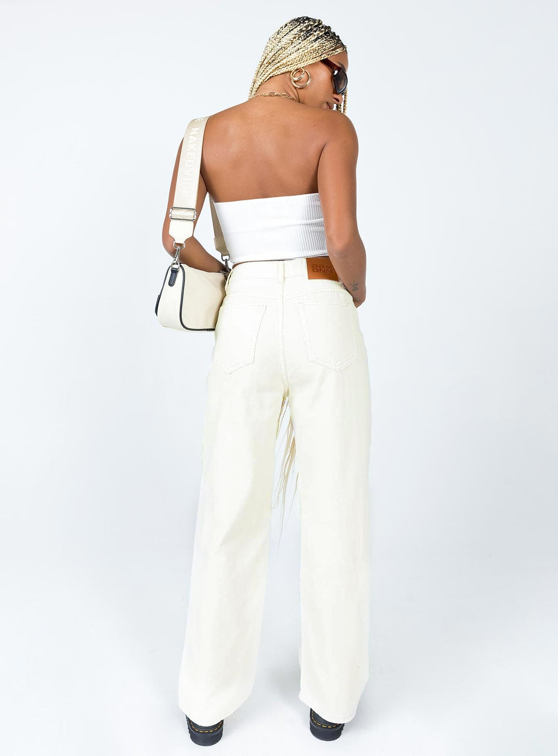 Hailie Denim Jeans Cream