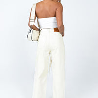 Hailie Denim Jeans Cream