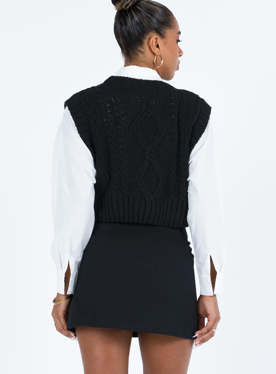 Lolita Mini Skirt Black