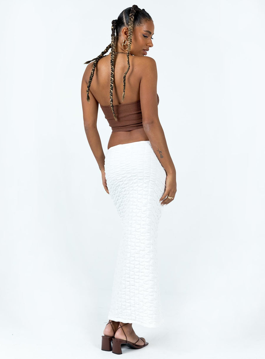 Corine Maxi Skirt White