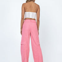 City Loop Cord Pant Pink