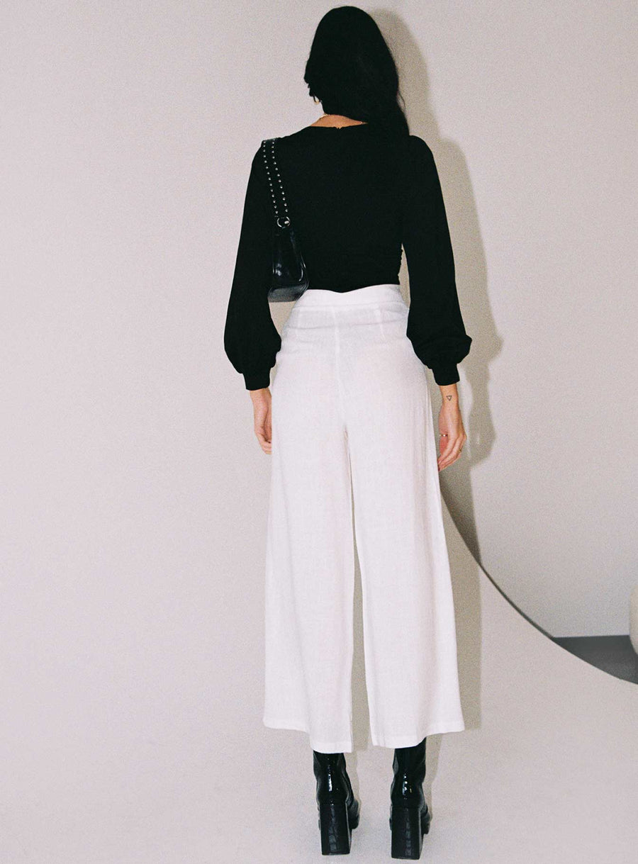 Simona Pants White