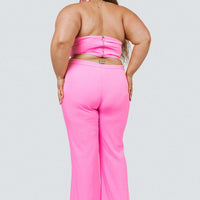 Marcia Flare Pant Pink Curve