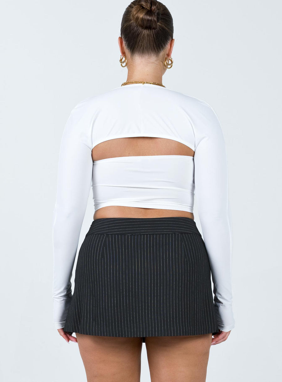 Bella Mini Skirt Pinstripe