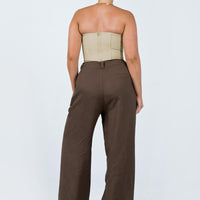 La Quinta Pant Dark Chocolate