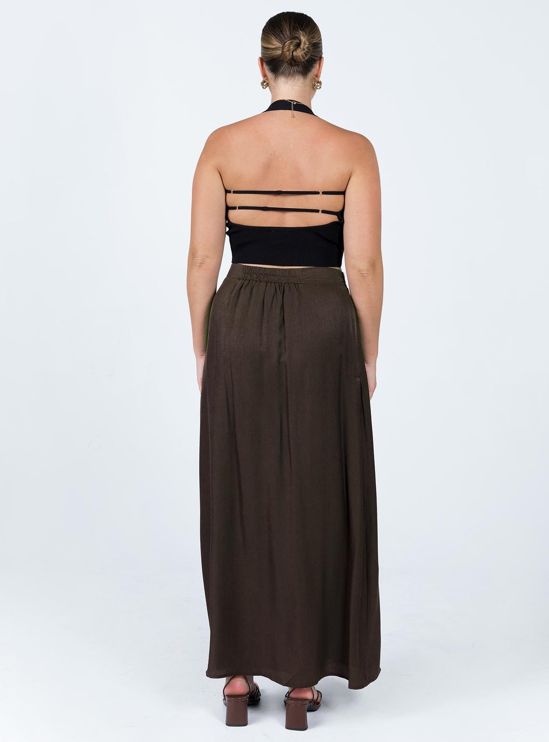 Baldwin Maxi Skirt Brown
