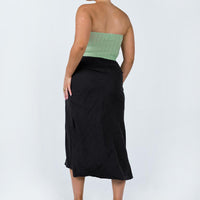Mabel Midi Skirt Black