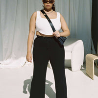 Majid Pants Black Curve