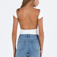 Raymer Shorts Mid Wash Denim