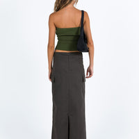 My Girl Maxi Skirt Slate