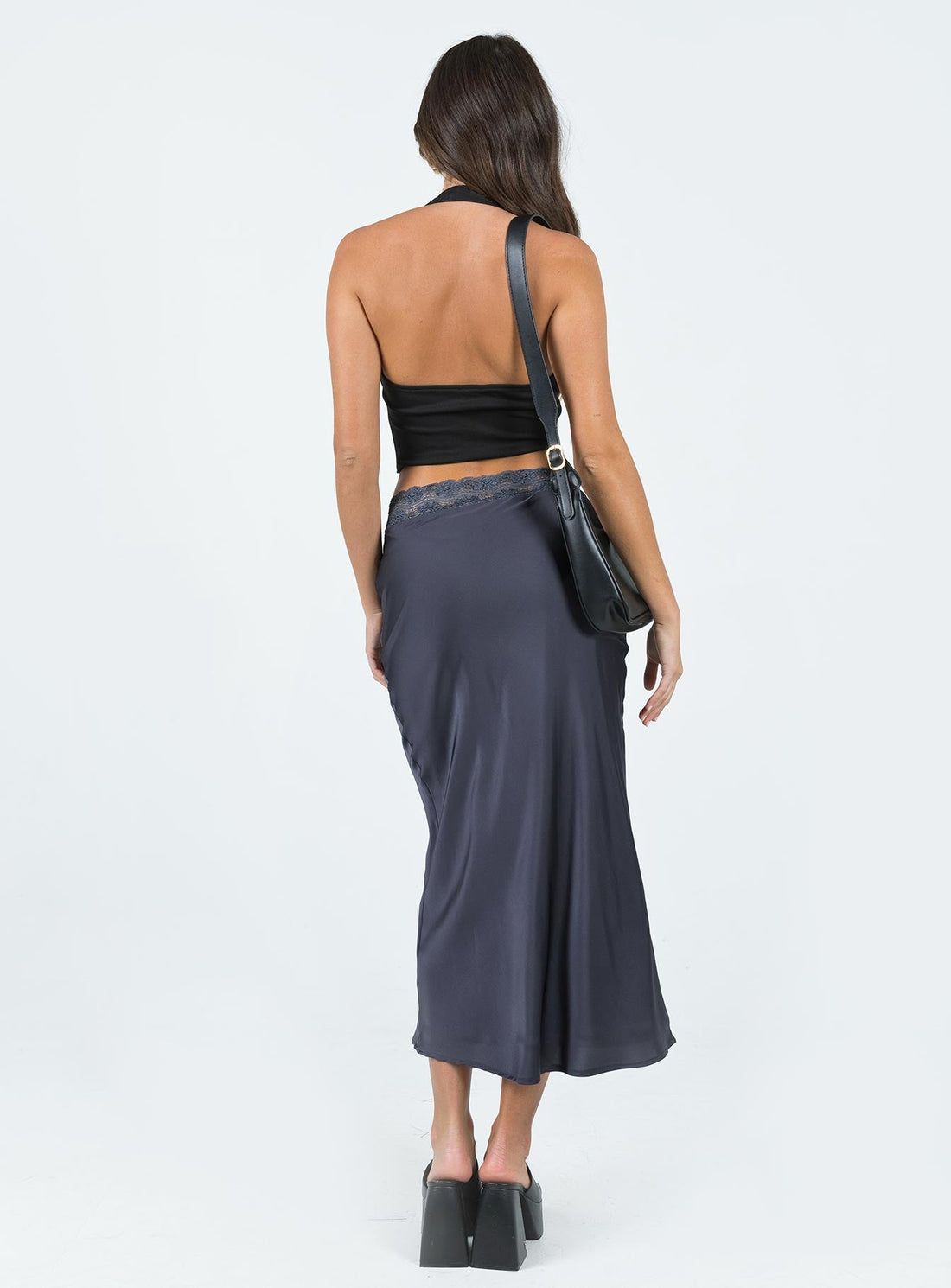 The Charmaine Maxi Skirt Slate