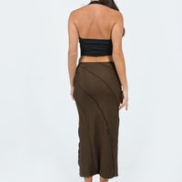 Erika Midi Skirt Brown