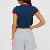 Eito Longline Sweat Shorts Grey