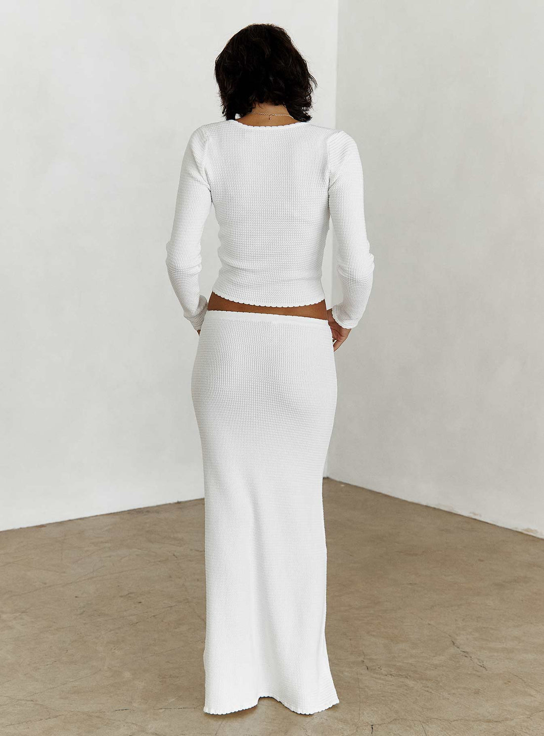 Just Like That Maxi Skirt White