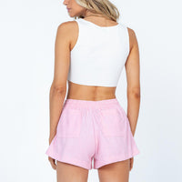 Beach House Shorts Cord Pink