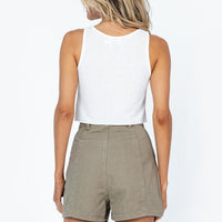 Jilly Denim Shorts Beige