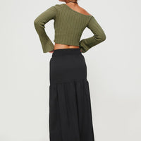 Dion Maxi Skirt Black