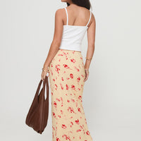 Mangoes Maxi Skirt Cream