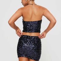 Moonlight Mini Skirt Navy