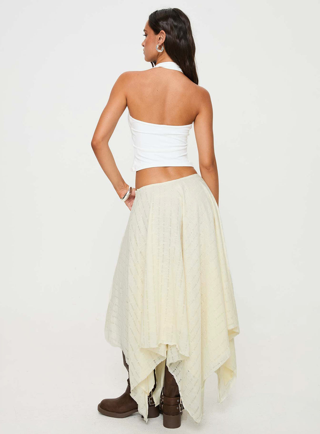 Gratitude Midi Skirt Cream