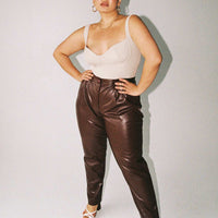 Love Club Pants Brown Curve