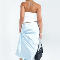 Don't Belong Maxi Skirt Blue