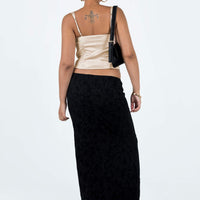 Eurodium Maxi Skirt Black