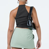 Knightley Cargo Mini Skirt Khaki