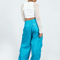 Motel Chute Trousers Blue