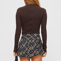 Cartwright Mini Skirt Black Check
