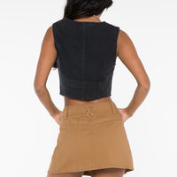 Stanton Mini Skirt Beige