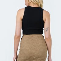 Kiarne Mini Skirt Beige