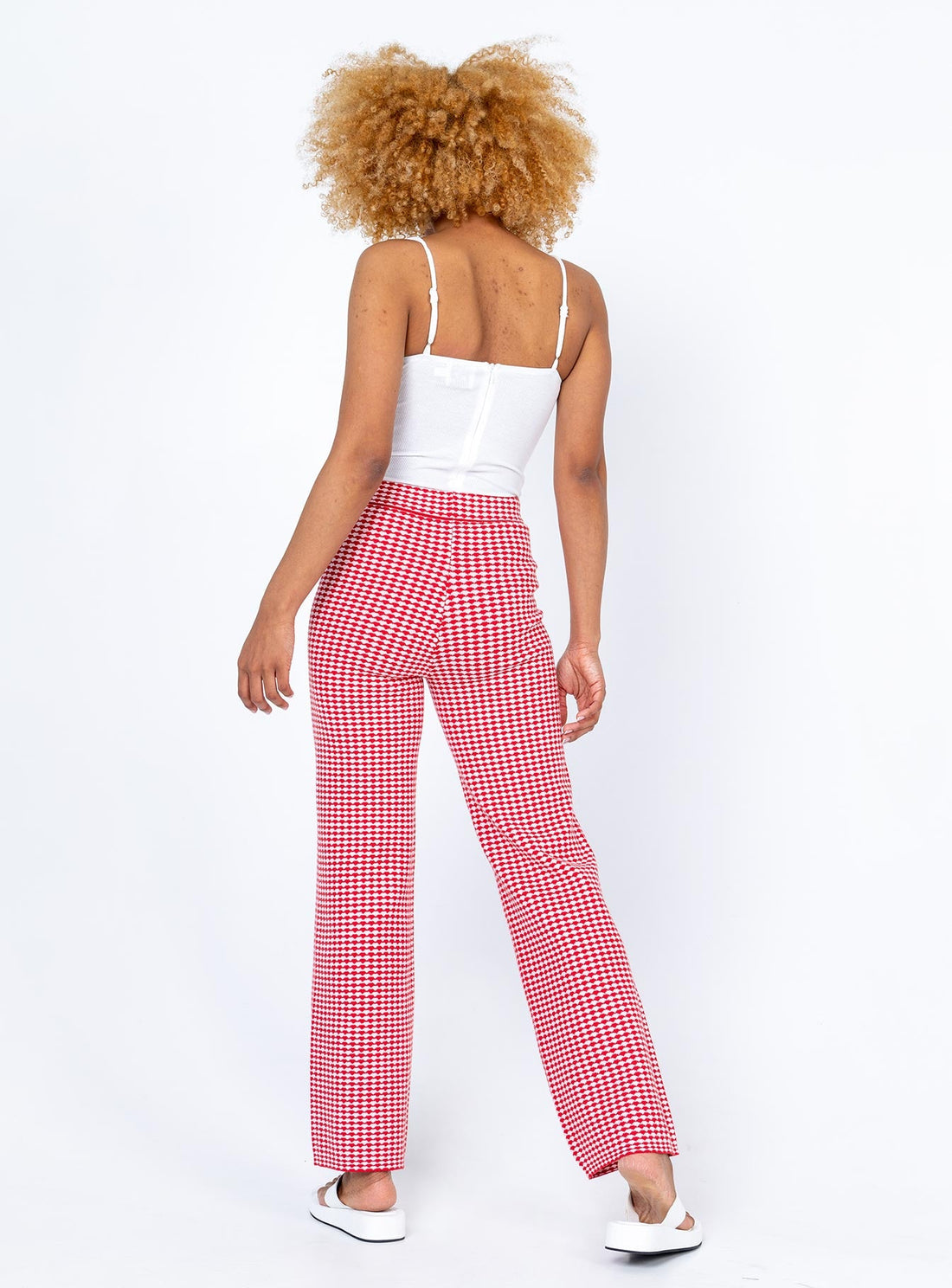 Love Galore Pants Red/White