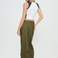 My Girl Maxi Skirt Olive