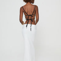 Meredith Maxi Skirt White
