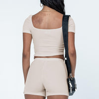 Catarina Bike Shorts Beige