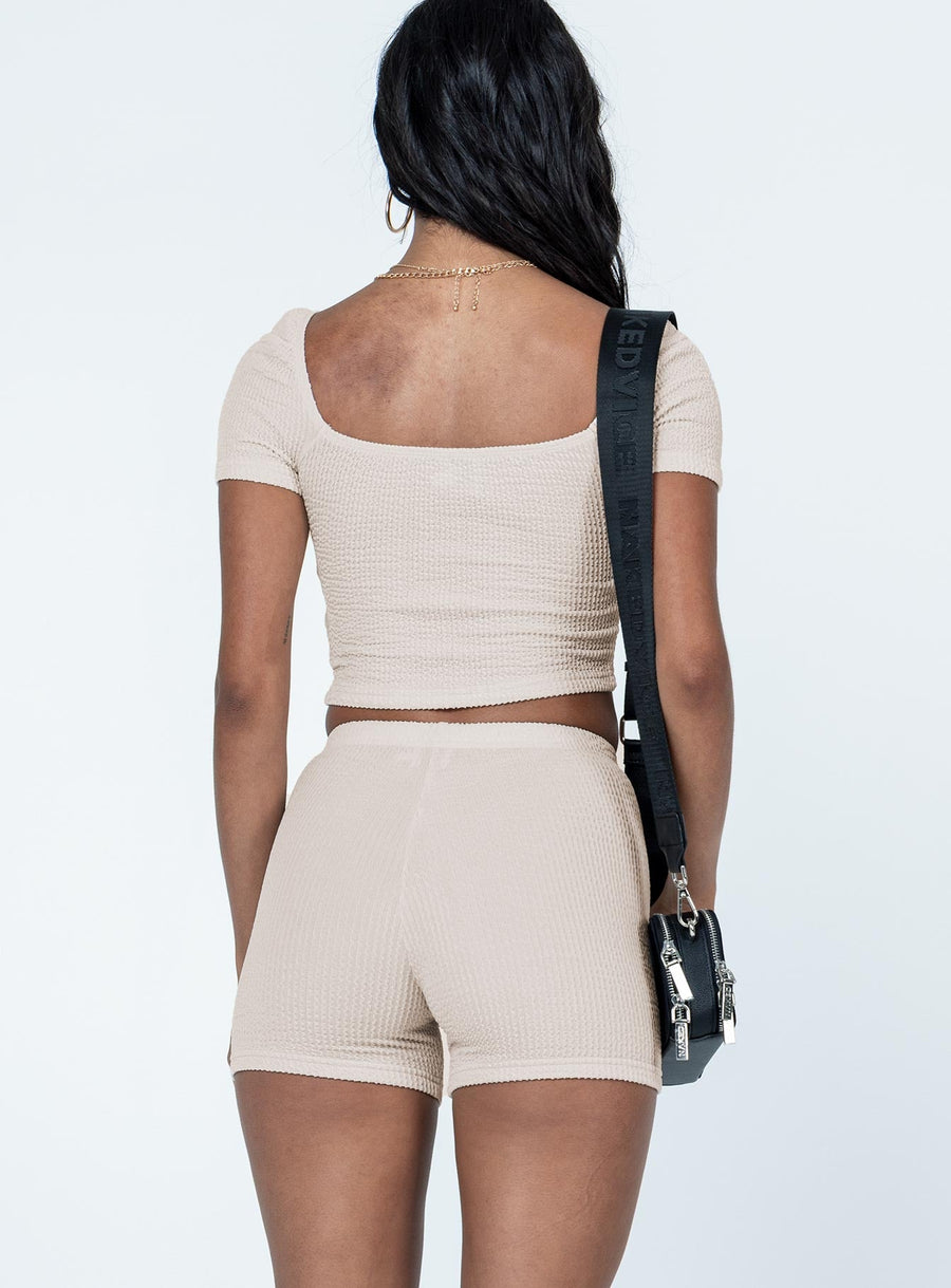 Catarina Bike Shorts Beige