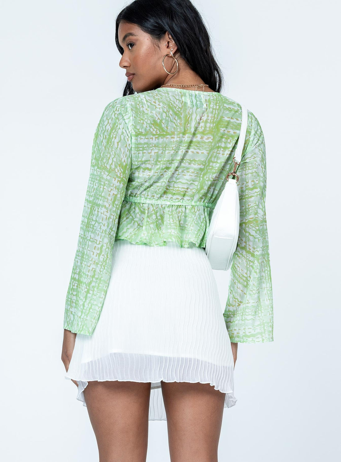 The Morgie Mini Skirt White