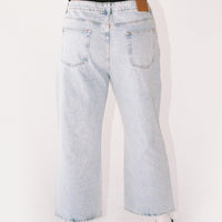 Oxford Mom Jeans Mid Wash Denim Curve